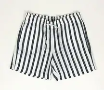 NWOT H&M Woven Striped Shorts | Size 6
