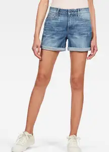 G-Star Raw 3301 High Boyfriend Short 30 Sato Denim
