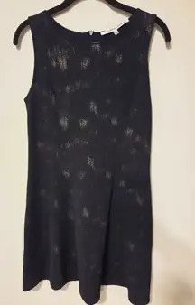 Collective Concepts Black and Gold Sleeveless Dress Size Small