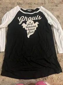 Women’s Joe boxer ghouls just wanna have fun Halloween shirt. Size large