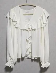 Doen Sula Silk Top - Sea Salt