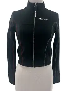 STAUD x New Balance cropped warm up jacket sz XS