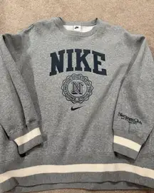 Nike Varsity Crewneck Phoenix Fleece Oversized Sweatshirt
