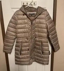 Kenneth Cole Women's Taupe Puffer Jacket