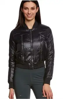 Alo Off Duty Black Women's Bomber Jacket Size: S