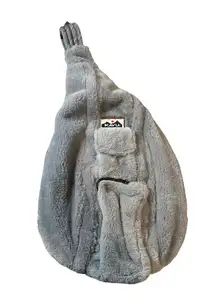 Rope Bag Gray Fuzzy