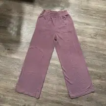 Purple Wide Leg Sweats