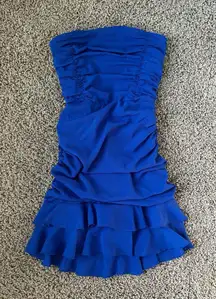 Lucy in the Sky Mini Dress Royal Blue