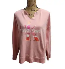 Calvin‎ Klein Pullover Sweatshirt Crew Neck Long Sleeve Casual Top XL/XG