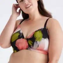 Knix WingWoman Contour Bra in Flora Splendor Size 8+ 42E, 40F, 42F