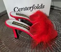 Centerfolds Feather heels