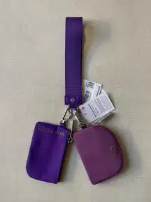 Lululemon Dual Pouch Wristlet - College Purple/Mystic