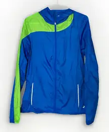 Brooks Jacket Womens M Running Nightlife LSD Lite III Packable Ultra Light Hood
