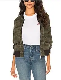 Sanctuary Camo Bomber Jacket