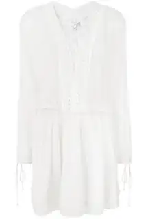 IRO Emmene Blush pink lace mini dress size XS