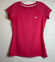 Nike Dri-Fit Woman’s Casual Short Sleeve Workout Running Athletic Tee Sz Medium