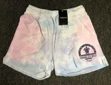 Tie Dye Cotton Shorts