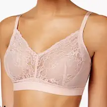 Spanx Spotlight on Lace Pink Nude Mesh Bralette