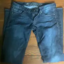 Express Dark-Wash Slim Bootcut Low-Rise Jeans Sz. 4