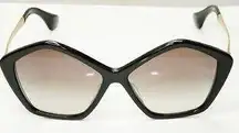 Pentagon MU 11NS 1AB0A7 Black Gold / Grey Gradient Sunglasses SMU 11N