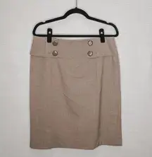 Apt. 9 | Brown Pencil Skirt Tan Dressy Work 12