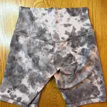 Women's Lululemon Tie-Dye Bike Shorts