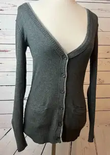 Aeropostale Cardigan knit sweater size Small Y2K 80s 90s Varsity Button Front