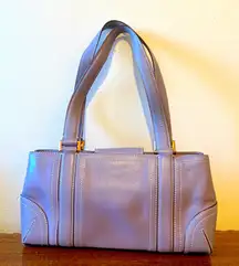Ellen Tracy bag in lilac leather shoulder bag