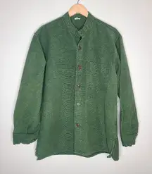 Ganesh Himal‎ Hand Made Tunic Button Down Psychadelic Hippie Aliens Size XL