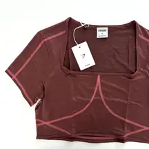 Gymshark XL Stitch Feature Crop Top