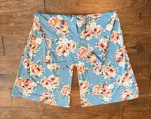 Fashionomics EUC Floral Print High Rise Wide Leg Pull-On Pants