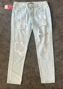 top trends distressed jeans