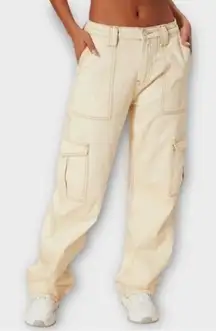BDG skate Cream Multi-Pocket Cargo Pant size W24 L32