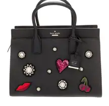 Kate Spade x Rodan + Fields Cameron Appliqué Saffiano Leather Satchel