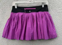Lululemon Pleat To Street Skirt Skort Ultra Violet Athletic Athleisure Tennis 4