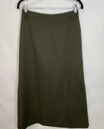 Old Navy Collection Maxi Skirt Y2k Sz 6 Taupe Brown