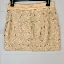 Vero Moda Sequins and Lace Mini Skirt Size 165/68A US 6
