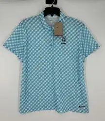 Nike AOP All Over Print Womens Polo Shirt DX1495-416 TPC Scottsdale Golf Dri Fit