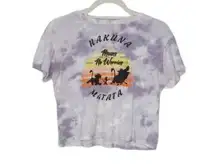 ⭐️Disney Lion King tie dye crop top size small