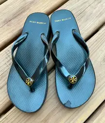 Tory Burch Black Flip Flops🏖️☀️