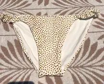 NWT ARIE POCK A DOT BIKINI BOTTOMS 