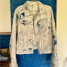 Free People Tye Dye Jean Jacket