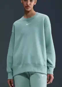 Nike Women's Sportswear Phoenix Fleece Oversized Crew-Neck Sweatshirt Sz M