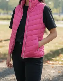 Big Chill Cloud Puffer Vest Women’s Size M Pink
