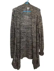 Vintage jaclyn smith plus size black Gold Sequin cardigan Fall Holiday Christmas