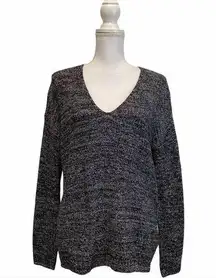 H&M Small V Neck Basic Knit Sweater