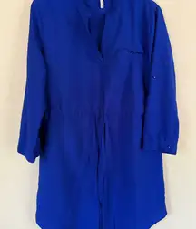 Live 4 Truth Royal Blue Shirt Dress size Large