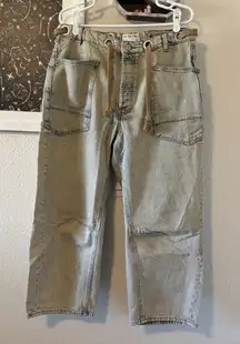 Free people We The Free Moxie Pull-On Barrel Jeans