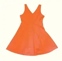 Metaphor Fit and Flare Orange dress, size Medium