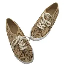 Old Navy Lace Up Animal Print Sneakers - 8